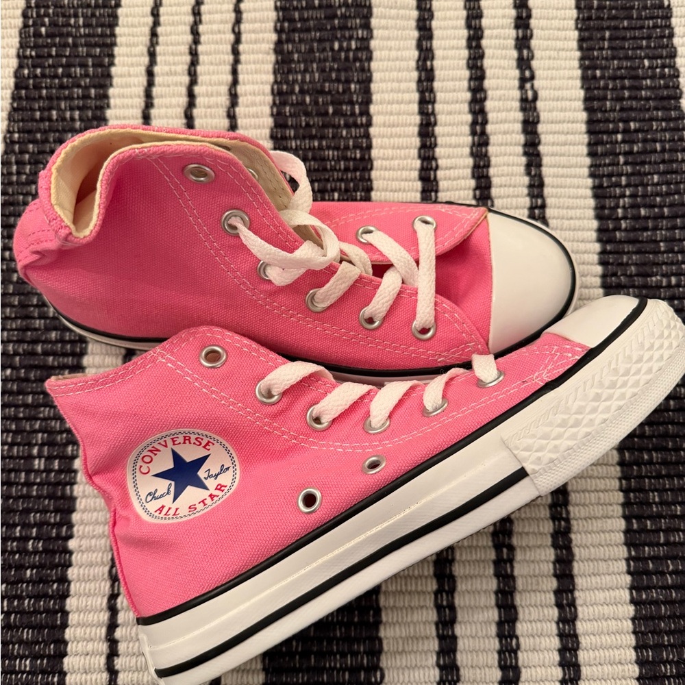 Converse Vibrant Pink Canvas High-Tops